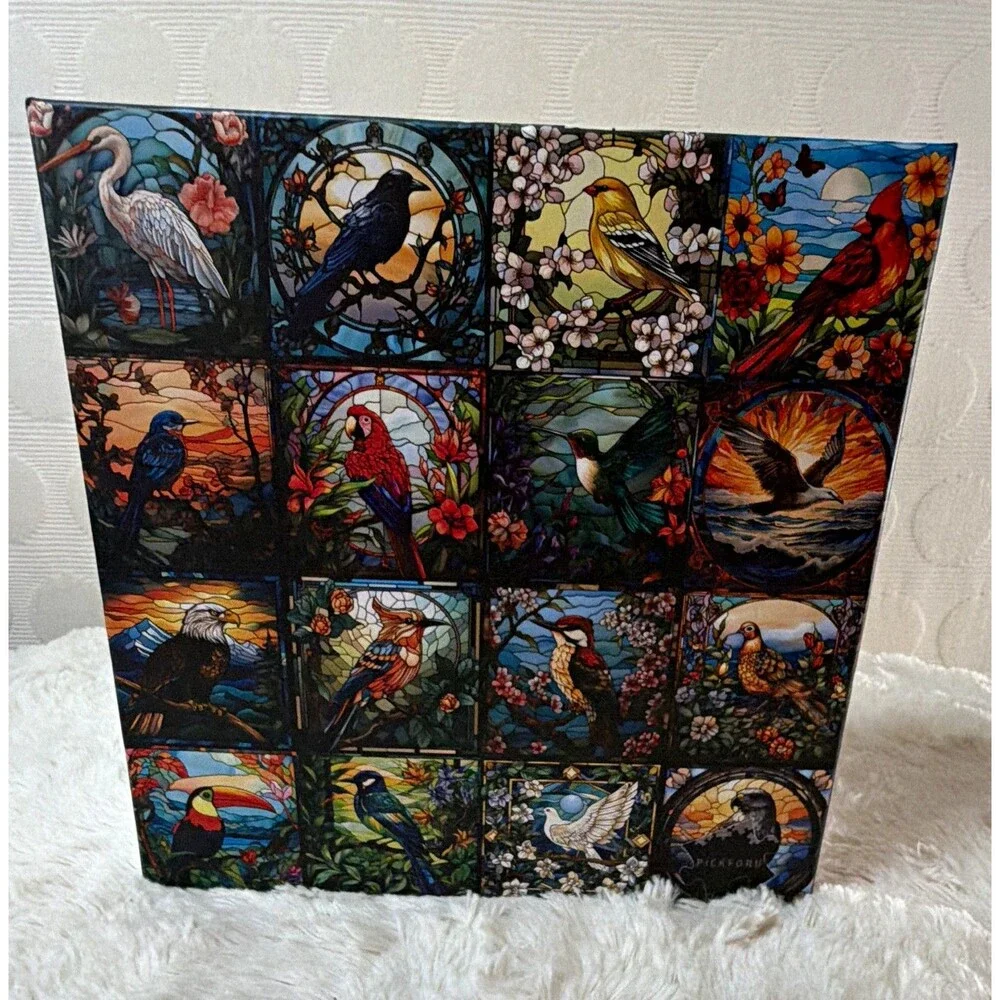 Birds Art Colorful Bird Collage 1000 Piece Jigsaw Puzzle Z-503 70x50cm